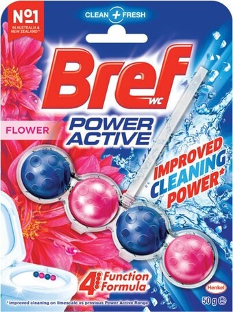 Coles Bref colour, brilliant gel, deluxe, scent switch toilet cleaner 42g-50g offer