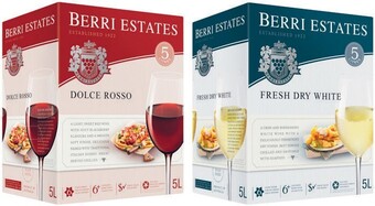 Coles Berri 5 litre cask varieties offer