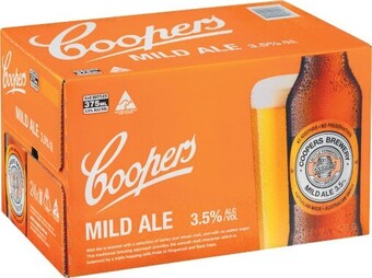 Coles Coopers mild ale bottles 24x375ml offer