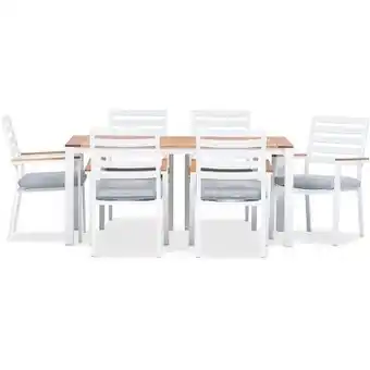 New oaklyn 7 piece outdoor dining setting