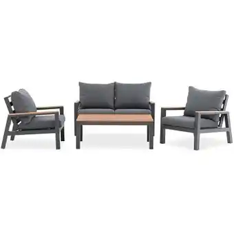 New san lucas 4 piece outdoor lounge setting