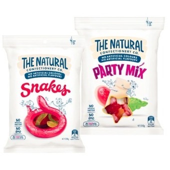 Coles The natural confectionery co. family bag 180g-260g offer