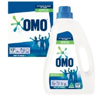 Coles Omo laundry liquid 2 litre or powder 2kg offer