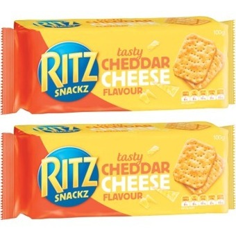 Coles Ritz snackz crackers 100g offer