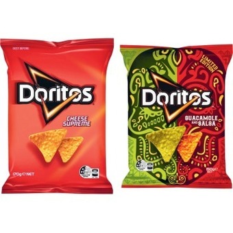 Coles Doritos corn chips 150g-170g offer