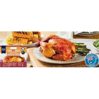 Coles Coles honey bbq hot roast rspca approved chicken offer