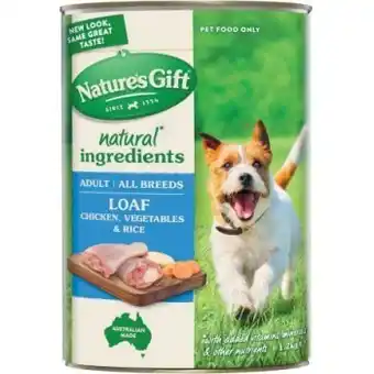 Coles Nature’s gift dog food 1.2kg offer