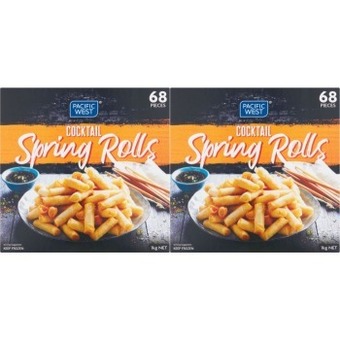 Coles Pacific west cocktail spring rolls 1kg offer