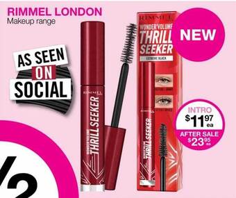 Priceline Rimmel london makeup range offer