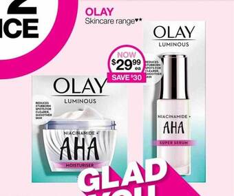 Priceline Olay skincare range offer