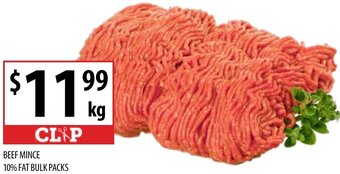 Supabarn Beef Mince 10% Fat Bulk Packs offer
