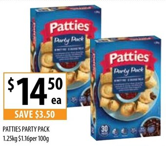 Supabarn Patties Party Pack 1.25kg offer
