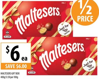 Supabarn Maltesers Gift Box 400g offer
