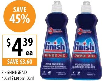 Supabarn Finish Rinse Aid 400ml offer