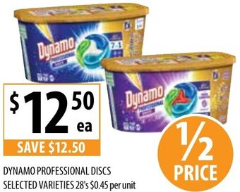 Supabarn Dynamo Professional Discs Selected Varieties 28's offer