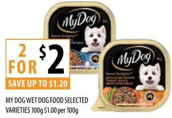 My Dog Wet Dog Food Selected Varieties 100g