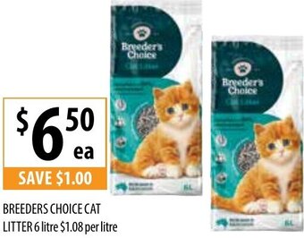 Breeders Choice Cat Litter 6 Litre