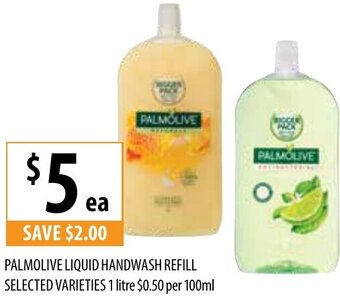 Supabarn Palmolive Liquid Handwash Refill Selected Varieties 1 Litre offer
