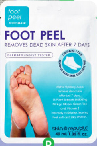 Woolworths Skin Republic Foot Peel offer