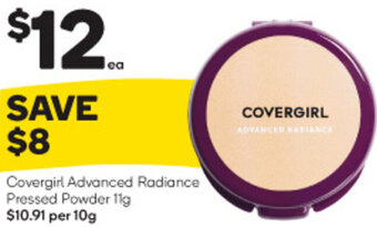Woolworths Covergirl Advanced Radiance Pressed Powder 11g offer