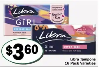 Libra Tampons 16 Pack