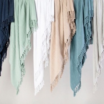 Pillow Talk Bronte throw by habitat offer