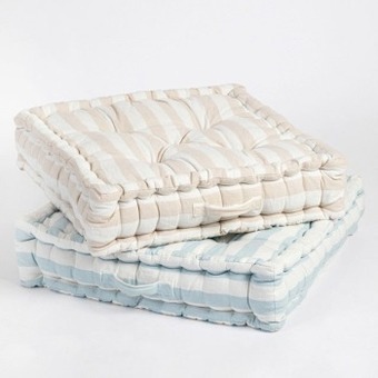 Pillow Talk Frankie stripe floor cushion by habitat offer