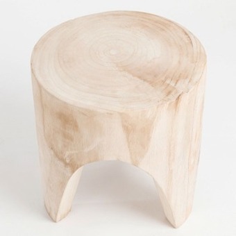 Pillow Talk Maya timber stool by m.u.s.e. offer