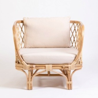 Pillow Talk Tanah rattan chair by m.u.s.e. offer