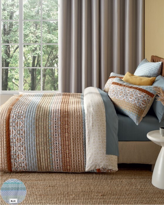 Koo selina quilted quilt cover set offer at Spotlight