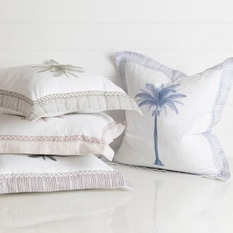 Pillow Talk Palmira palm cushion by m.u.s.e. offer