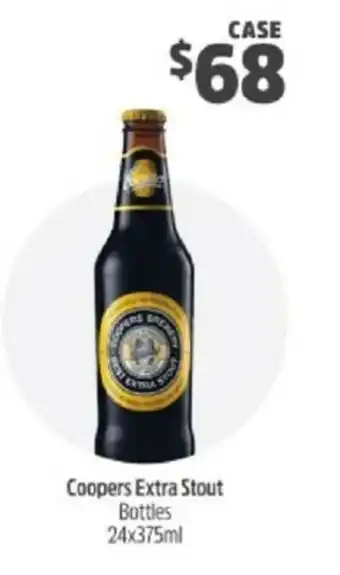 BWS Coopers Extra Stout 24x375ml offer