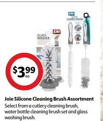 Coles Joie silicone cleaning brush assortment offer