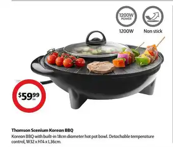 Coles Thomson scenium korean bbq offer