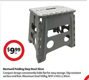 Coles Nestwell folding step stool 32cm offer