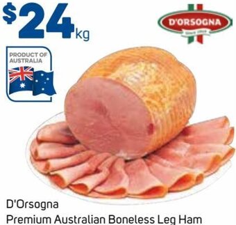 Foodland D'Orsogna Premium Australian Boneless Leg Ham offer