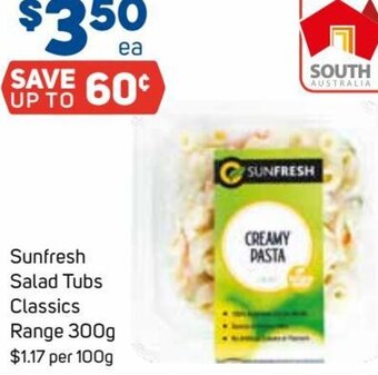 Foodland Sunfresh Salad Tubs Classics Range 300g offer