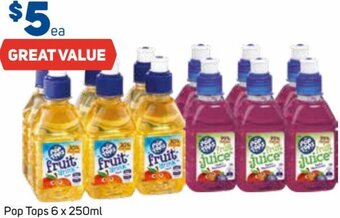Foodland Pop Tops 6 x 250ml offer