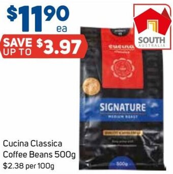 Foodland Cucina Classica Coffee Beans 500g offer