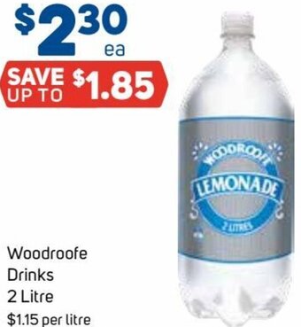 Foodland Woodroofe Drinks 2 Litre offer