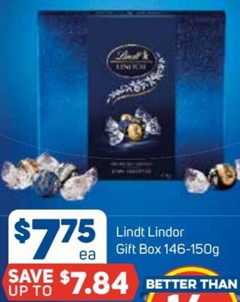 Foodland Lindt Lindor Gift Box 146-150g offer