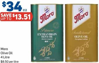 Foodland Moro Olive Oil 4 Litre offer