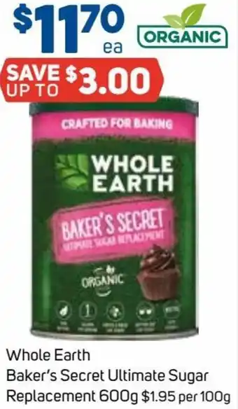 Foodland Whole Earth Baker's Secret Ultimate Sugar Replacement 600g offer