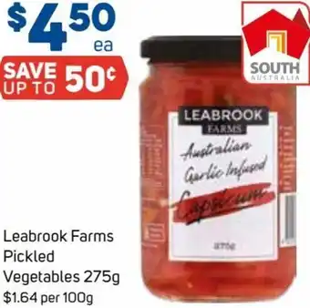Leabrook Farms Pickled Vegetables 275g