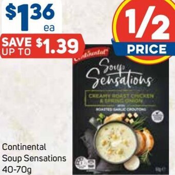 Foodland Continental Soup Sensations 40-70g offer