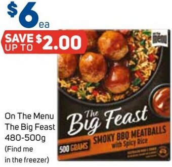 Foodland On The Menu The Big Feast 480-500g offer