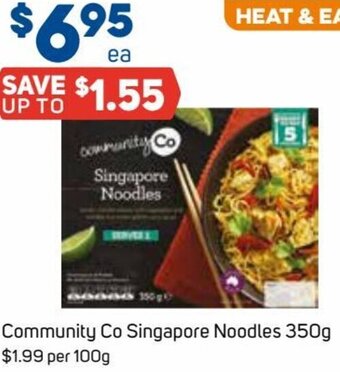 Foodland Community Co Singapore Noodles 350g offer