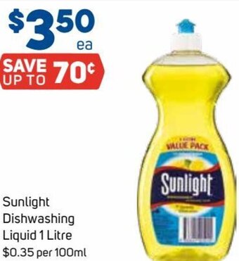 Sunlight Dishwashing Liquid 1 Litre