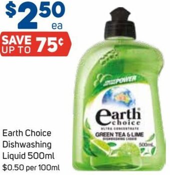 Foodland Earth Choice Dishwashing Liquid 500ml offer