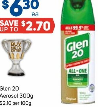 Foodland Glen 20 Aerosol 300g offer